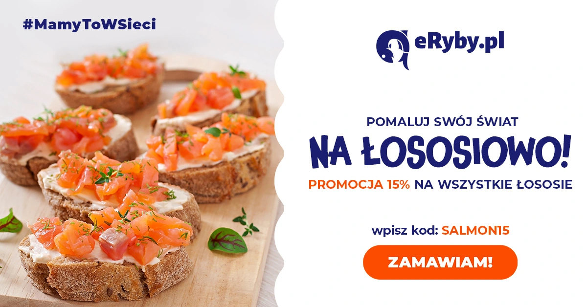 Wszystkie produkty z łososia -15% taniej